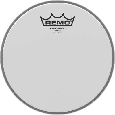 Remo BA-0108-00 8" Ambassador ruw wit tomvel