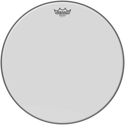 Remo BA-0218-00 18" Ambassador glad wit Floortomvel