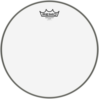 Remo BA-0312-00 12" Ambassador Transparant tom/ Snarevel