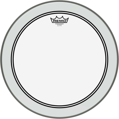 Remo P3-0316-BP 16" Powerstroke 3 Ambassador Transparant Snare/ Floortomvel