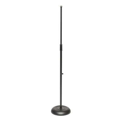 Stagg MIS-1120BK Recht microfoonstatief met zwarte massieve voet