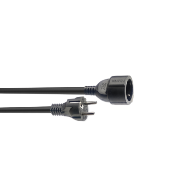 Stagg NPW5MFPEU15 N-Serie verlengsnoer, Shuko/Shuko (v/m), 5 m