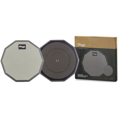 Stagg TD-08R 8" desktop practice pad, ten-sided shape