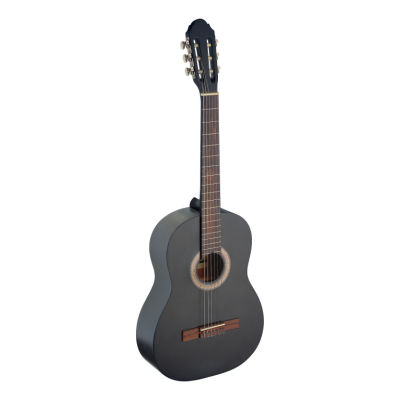 Stagg C440 M BLK Zwarte 4/4 klassieke gitaar met lindehouten top