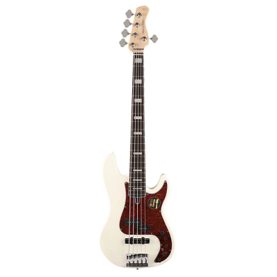 Sire Basses P7+ A5/AWH P7 2nd Gen Series Marcus Miller basgitaar, 5-snarig, elzen, antique white