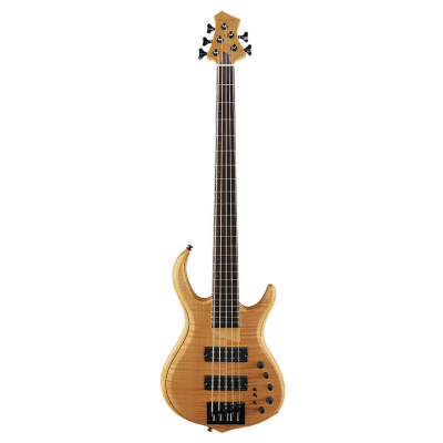 Sire Basses M7+ S5/NT M7 2nd Gen Series Marcus Miller basgitaar, 5-snarig, swamp ash + massief esdoorn, naturel