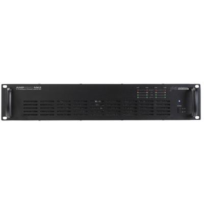 Audiophony PA AMP4240MKII 4-kanaals Public Address versterker 4x240W op 100V