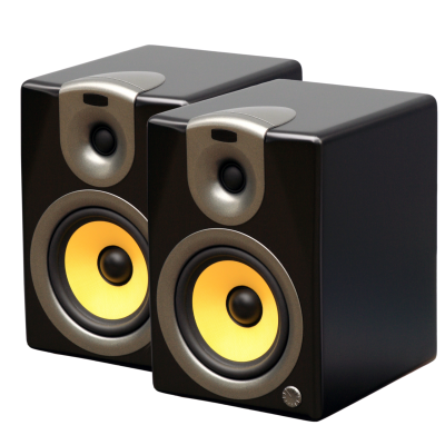 JB Systems AM50 (1 pair) Actieve 5" studio monitor set, uitgerust met een 2x35Wrms versterker