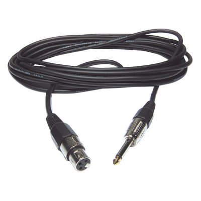 Hilec CM/XFJM-10 Vrouwelijke XLR / mannelijke mono Jack microfoonkabel - 10m