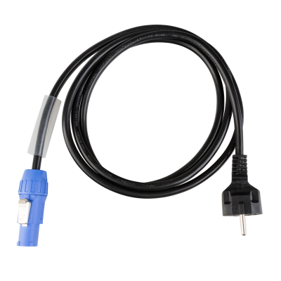 Hilec PC-2M Stroomkabel met shuko - Seetronic PowerCON compatibele SAC3FCA connectoren, Lengte = 2m