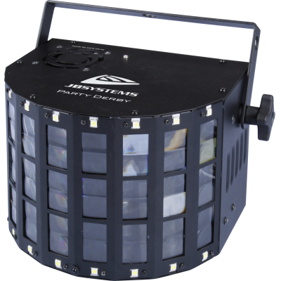 JB Systems PARTY DERBY Deze extreem compacte projector is voorzien van 2 verschillende lichteffecten om fantastische lichtshows te creëren