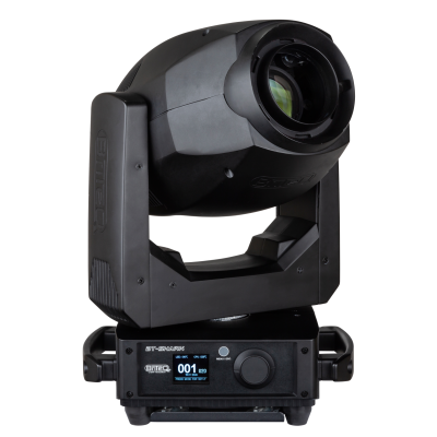 Briteq BT-SHARK Zeer compacte maar extreem heldere 200W LED-moving head met gemotoriseerde (auto)focus en zoom voor clubs en verhuur!  W-DMX optie beschikbaar.