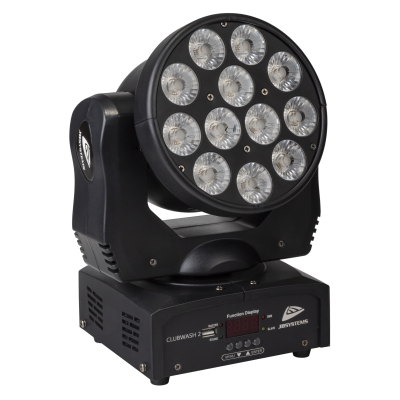 JB Systems CLUBWASH 2 Een opmerkelijk kleine en superlichte 6in1 moving wash voor DJ's, pubs en kleine discotheken