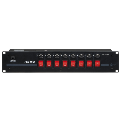 JB Systems PC-8 Mk2 FRA/BEL Stroomverdeler voor het bedienen van lichteffecten, volledig bekabeld