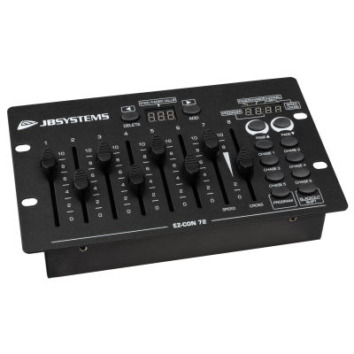 JB Systems EZ-CON 72 Eenvoudig te programmeren 72-kanaals DMX-controller voor maximaal 6 chases van elk 40 stappen