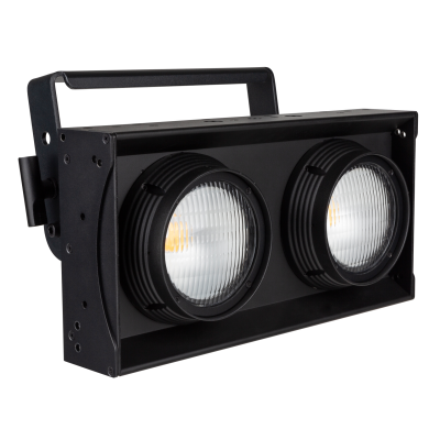 Briteq BT-BLINDER2 IP Krachtige, waterdichte (IP65) 2x 130W COB-blinder met amber drifteffect, gedraagt zich precies zoals een halogeenblinder!