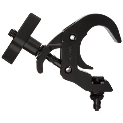 Briteq FAST CLAMP Black V2 Montageklem voor buizen tussen 48 en 51mm, inclusief 2 sets bout en vleugelmoer (M10 + M12)