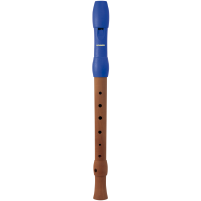 Hohner Blokfluit, Alegra Line, Blauw, Duits, Twee delen