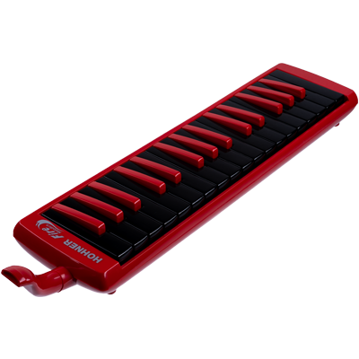 Hohner Melodica, Student 32, “Fire”, Rood, zwarte toetsen