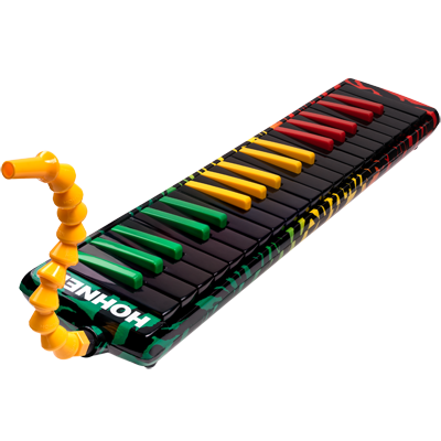 Hohner AirBoard, Rasta 37, Blow Flow-mondstuk, softcase