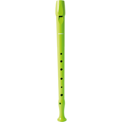 Hohner Blokfluit, Melody Line, Duits, uit één stuk, kunststof , groen