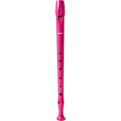 Hohner Blokfluit, Melody Line, Duits, uit één stuk, kunststof , roze