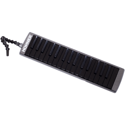 Hohner Airboard, Carbon 32, Blaasstroom Mondstuk, Softcase