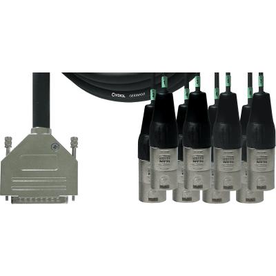 Cordial CFD1.5DMT Sub-d/8 xlr male interface cable 1.5 m