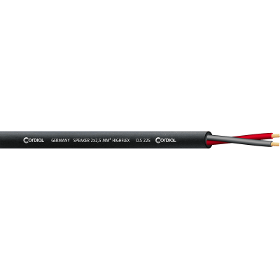 Cordial CLS225BLACK100 H.P. 2.5 mm² 100 m
