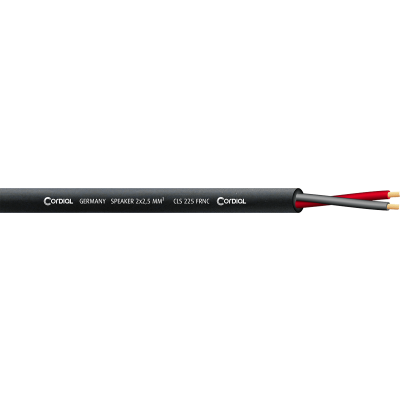 Cordial CLS225BLACK100-FRNC H.P. 2.5 mm² 100 m