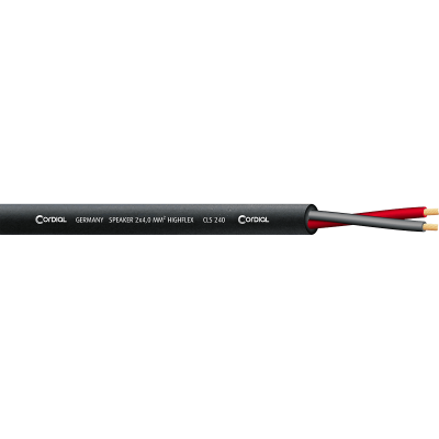Cordial CLS240BLACK100 H.P. 4 mm² 100 m