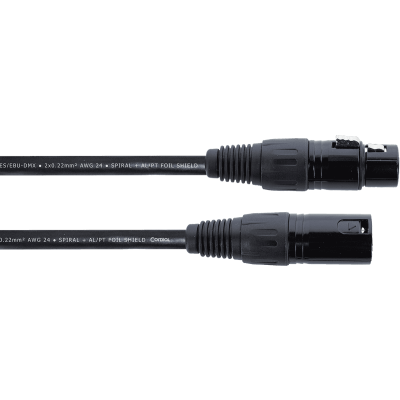 Cordial ED2FM DMX XLR cable 3 points 2 m