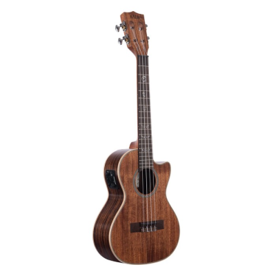 Kala Kala All Solid Acacia Tenor Cutaway w/EQ w/Case