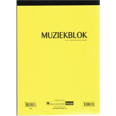 De Haske Publications Notenschreibpapier / Papier à Musique / Muziekblok