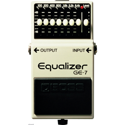 BOSS GE-7 7-Band EQ for guitar - Gitaareffect