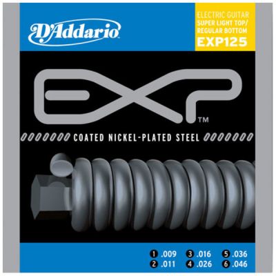 D'Addario CDD EXP125 sup light top-reg bottom