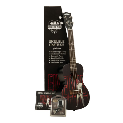Kala Kala Learn To Play Elvis Viva Las Vegas Concert Ukulele Starter Kit