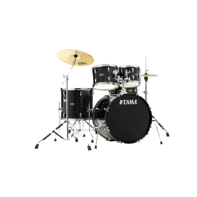 Tama ST52H5-BNS STAGESTAR 5PC DRUM KIT + MEINL CYMBALS Black Night Sparkle