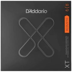 D'Addario XTAPB1047-12 XT Phosphor Bronze Acoustic Guitar Strings, 12-String Light, 10-47