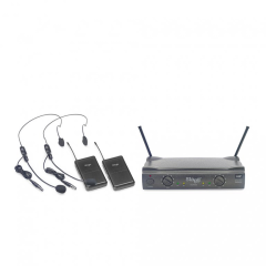 Stagg SUW 50 HH FH EU UHF true diversity wireless two-channel headset system