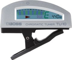BOSS TU-10-SV Clip-on tuner, color LCD display, color silver