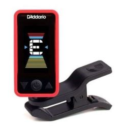 D'Addario PW-CT-17RD clip-on tuner rood