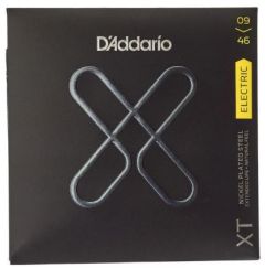 D'Addario XTE0946 XT Electric Nickel Plated Steel Electric Guitar Strings, Super Light Top/Regular Bottom, 09-46
