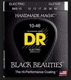 DR Strings X-Life Black Beauties 10-46
