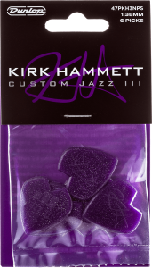 Dunlop ADU 47PKH3NPS Kirk H. Purple Sparkle Jazz 1.38mm