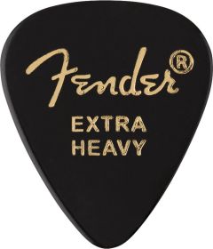 Fender 351 Shape Premium Picks Extra Black (12 picks)