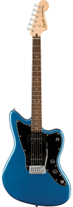 Squier Affinity Series Jazzmaster, Laurel Fingerboard, Black Pickguard, Lake Placid Blue - Elektrische gitaar