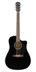 Fender CD-60SCE Black - Guitare Acoustique