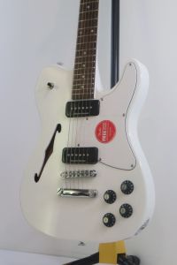 Fender Jim Adkins JA-90 Telecaster Thinline White Artist Telecaster - Elektrische gitaar