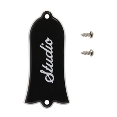 Gibson Truss Rod Cover, "Studio" (Black) Replacement Part